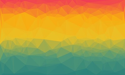 Creative prismatic background with light polygonal pattern