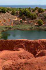 Otranto Puglia bauxite lake
