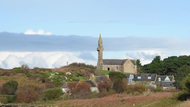 Chapel of the Ille Callot, Finistere, Brittany.