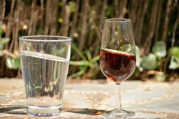 Vasos desafiando a leyy de la gravedad