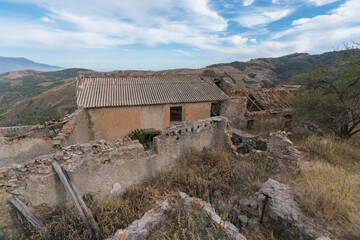 ruined farmhouse in southern Spain