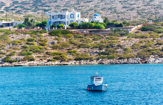 Arki Island view in Greece