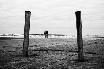 Fototapeta premium person on the beach