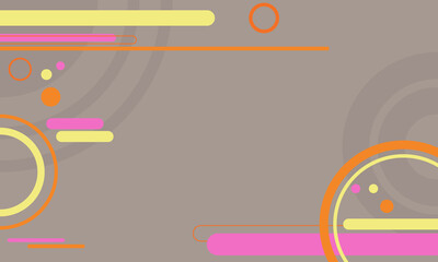 Fototapeta premium Rounded lines shape and circle lines background. Abstract background.