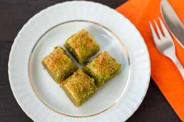 Turkish traditional dessert baklava