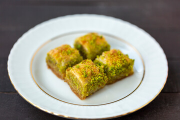 Turkish traditional dessert baklava