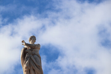 christian catholic vatican stone statue