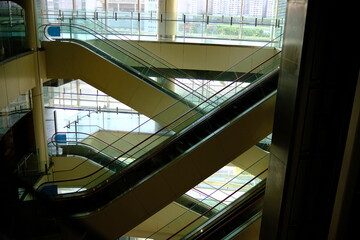 Fototapeta premium escalator in the airport