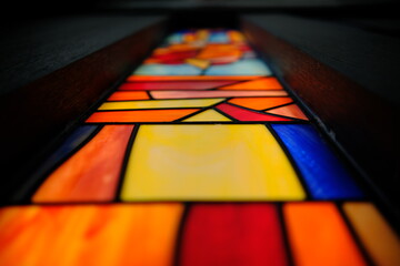 stained window
