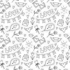 seamless pattern for Valentine's day