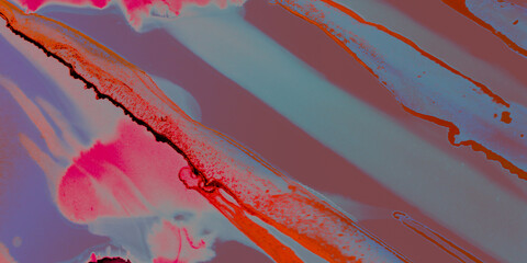 Liquid Acryl. Watercolor Marble. Colorful Grunge