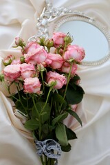 wedding bouquet of roses