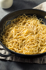 Homemade Italian Cacio E Pepe Pasta