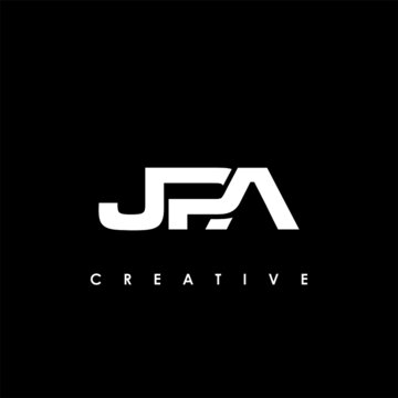 JPA Letter Initial Logo Design Template Vector Illustration