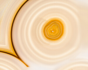 Detail of Texture of Brazilian agate in Macro photography
