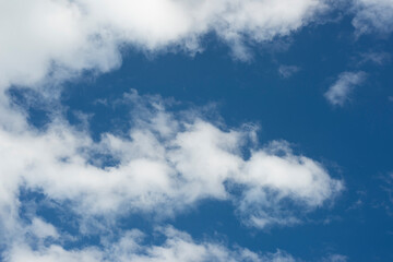 Blue sky background with clouds