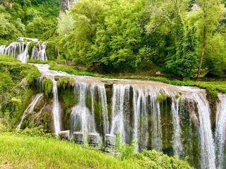 Obraz premium waterfall in the forest