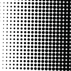 Black halftone background. Black polka dot. Halftone pattern. Modern Halftone Background, backdrop, texture, pattern. Vector illustration. Halftone Backdrop.