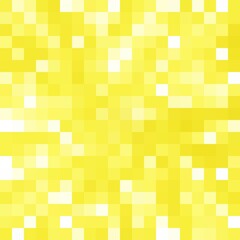 Abstract Yellow mosaic background. Vector background. Gold mosaic. Pixel art background.