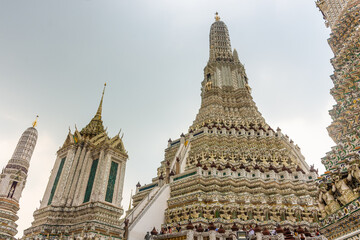 Naklejka premium BanGKOK, THAILAND, 8 JANUARY 2020: Wat arun Temple