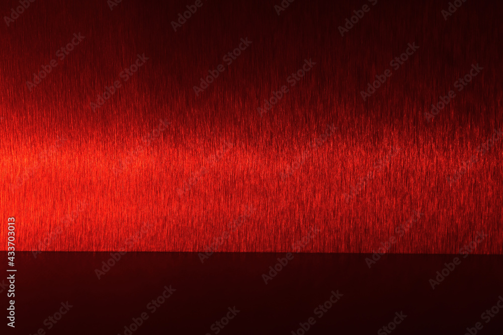 Poster Red metallic texture metal background