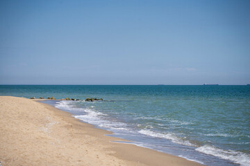 beach and sea