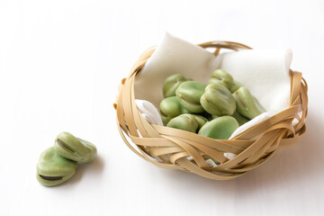 ソラマメの塩ゆで