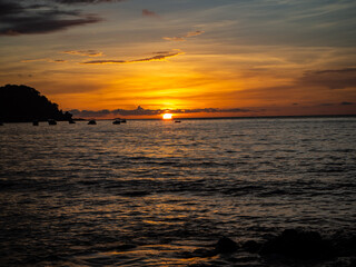 Pacific Ocean Beach Sunset