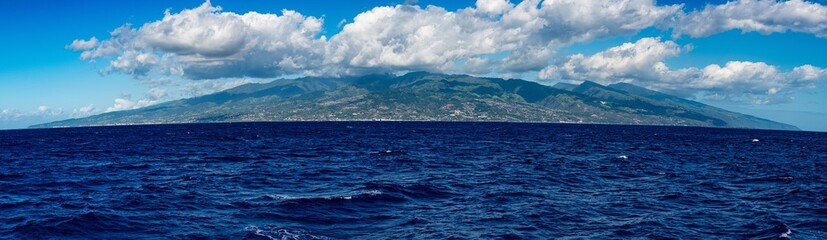 view of Tahiti island, French Polynesia