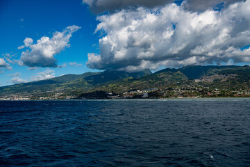 view of Tahiti island, French Polynesia