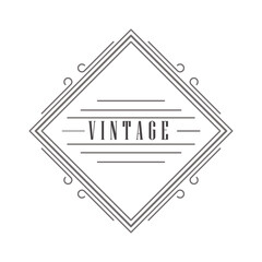 vintage label template
