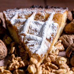 Powdered Apple Pie Walnut Milk Cinnamon