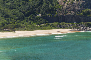 little beach on the west side of rio de janeiro.