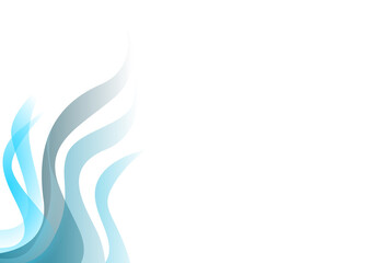 Naklejka premium abstract blue wave background and copy space for text