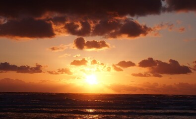 Sunset at a North Sea Beach (Bloemendaal aan Zee)