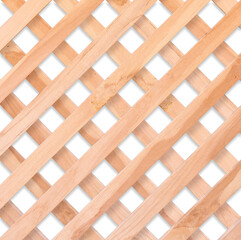 Texture of  slat wall isolated on white background ,clipping path included.