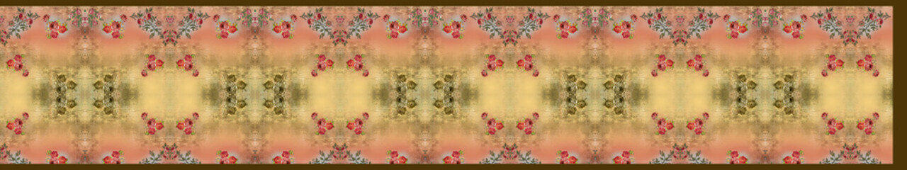 Obraz na płótnie Canvas Digital textile saree design and kaftan all type off design and colourfull background 
