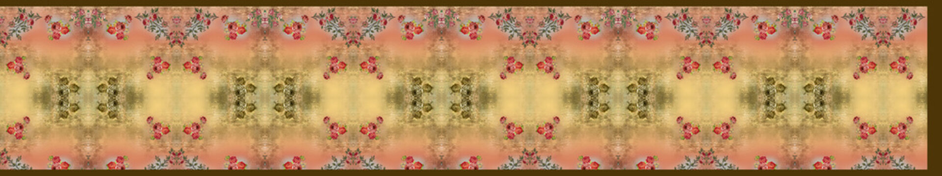 Digital textile saree design and kaftan all type off design and colourfull background © PRATIK