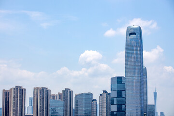 Fototapeta premium city skyscrapers