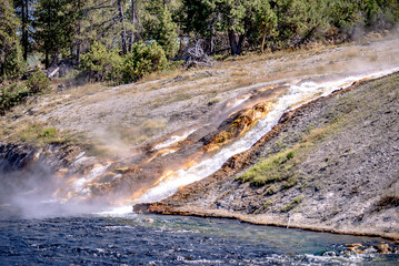 Grand Prismatic Spring in Yellowstone National Park