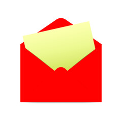 red envelope letter unsealed