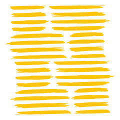 Fototapeta na wymiar Golden Brushes Background. Orange Ink Distress. Yellow Stroke Design. Golden Brushstroke Acrylic. Paint Chinese. Paintbrush Chinese. Watercolor Chinese. Grungy Freehand.