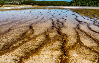Grand Prismatic Spring in Yellowstone National Park