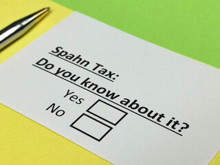 Questionnaire about taxation