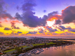 Orange Bicton Sunset