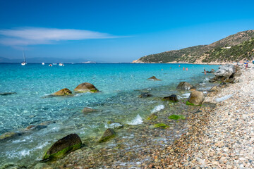 Fototapeta na wymiar Mari Pintau, Sardinia, in a summer day