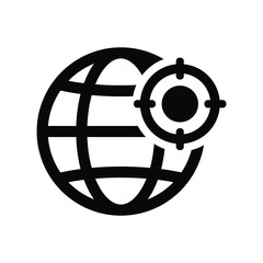 Obraz premium Global navigation icon