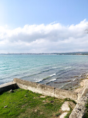 Fototapeta premium Sea view of the coastal area