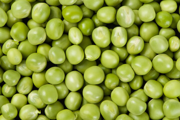 fresh green peas background texture top view