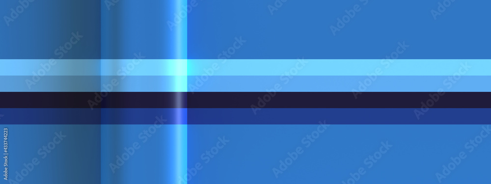 Poster background and texture of volumetric colored stripes for website design or printing. 3d image